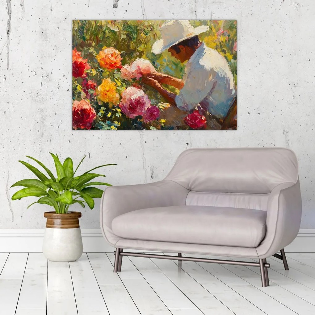 Tablou - Grădinar (90x60 cm)