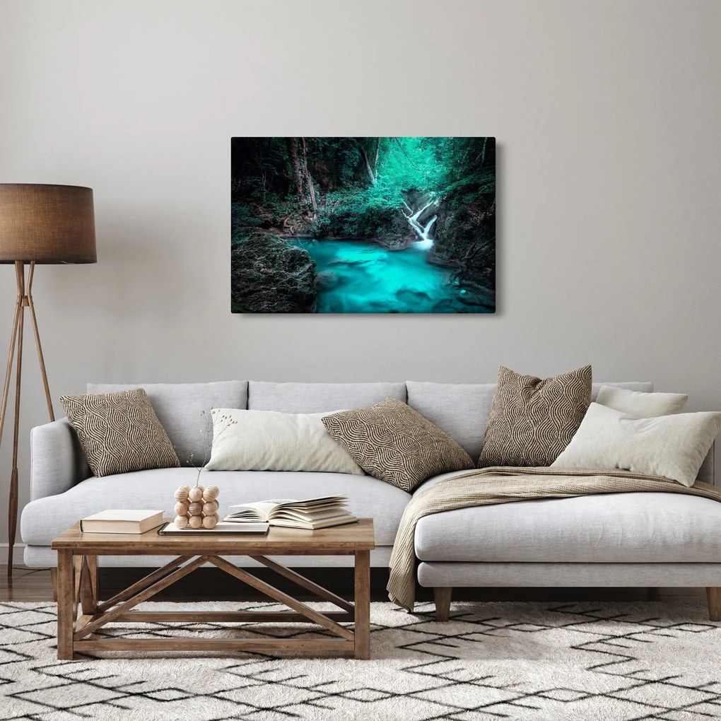 Tablou - Oază turcoaz (90x60 cm)