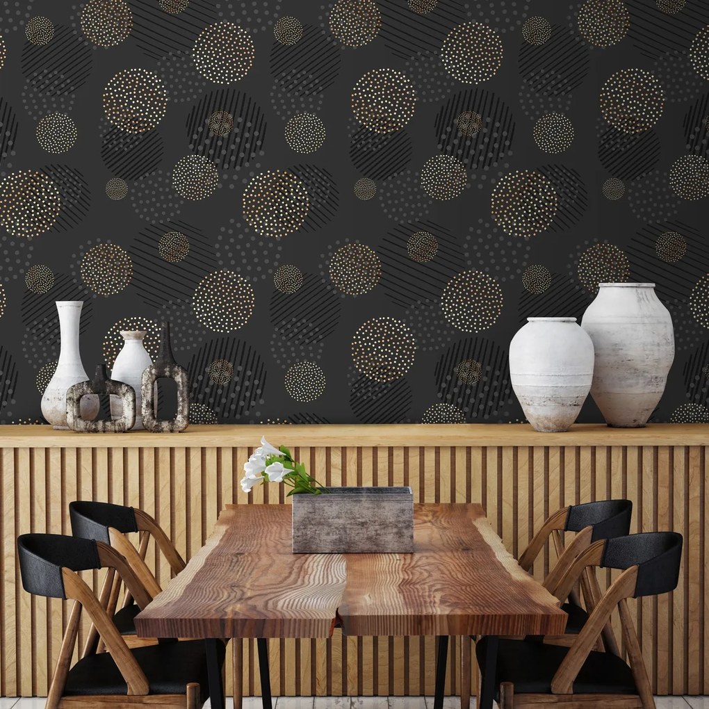 Tapet - Cercuri abstracte I.