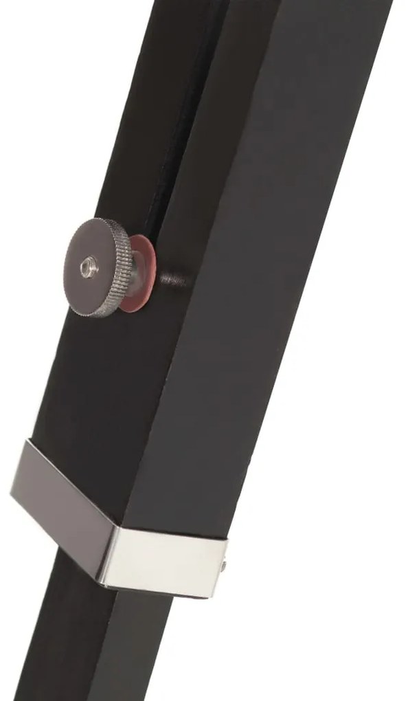 Lampa de podea cu trepied, 165 cm, lemn masiv de mango