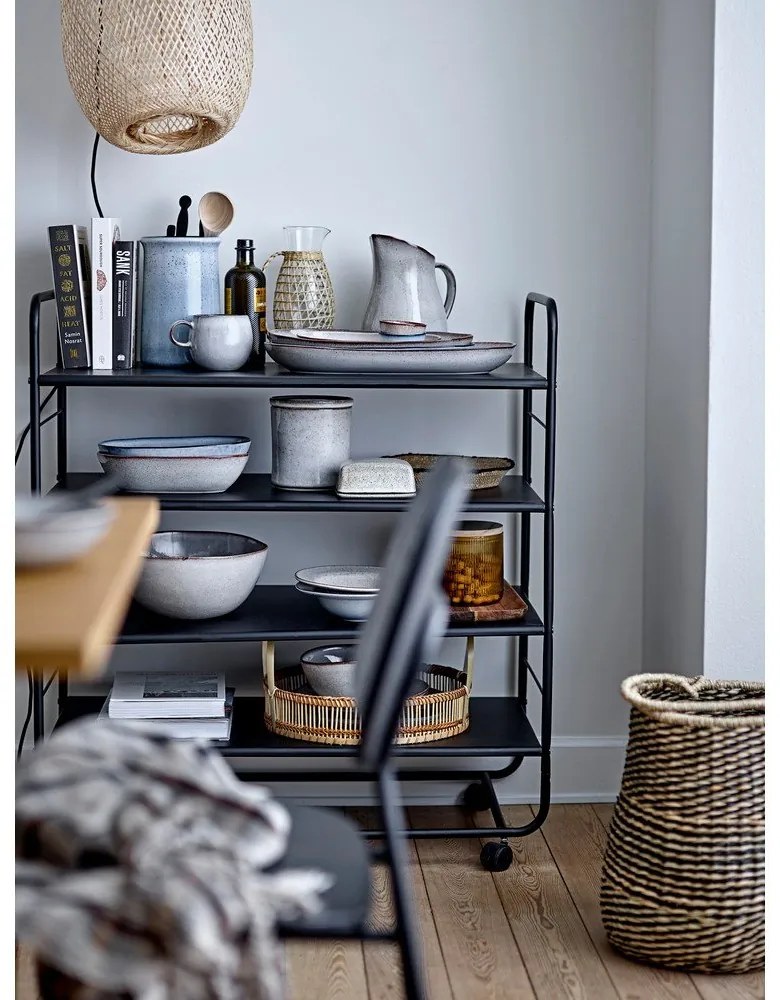 Scaun de dining negru Monza - Bloomingville