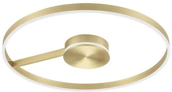 Lustra circulara aluminiu bronz LED CCT SIENA 80cm