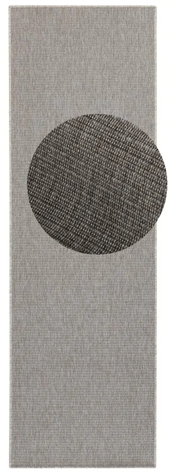 Covor tip traversă pentru interior și exterior gri 80x350 cm Nature – Hanse Home