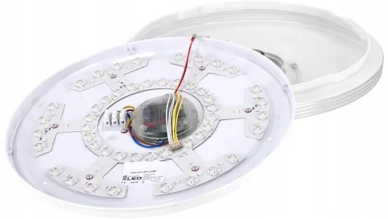 Plafonieră LED RGBW reglabilă cu boxă, LED/60W/230V, albă + telecomandă