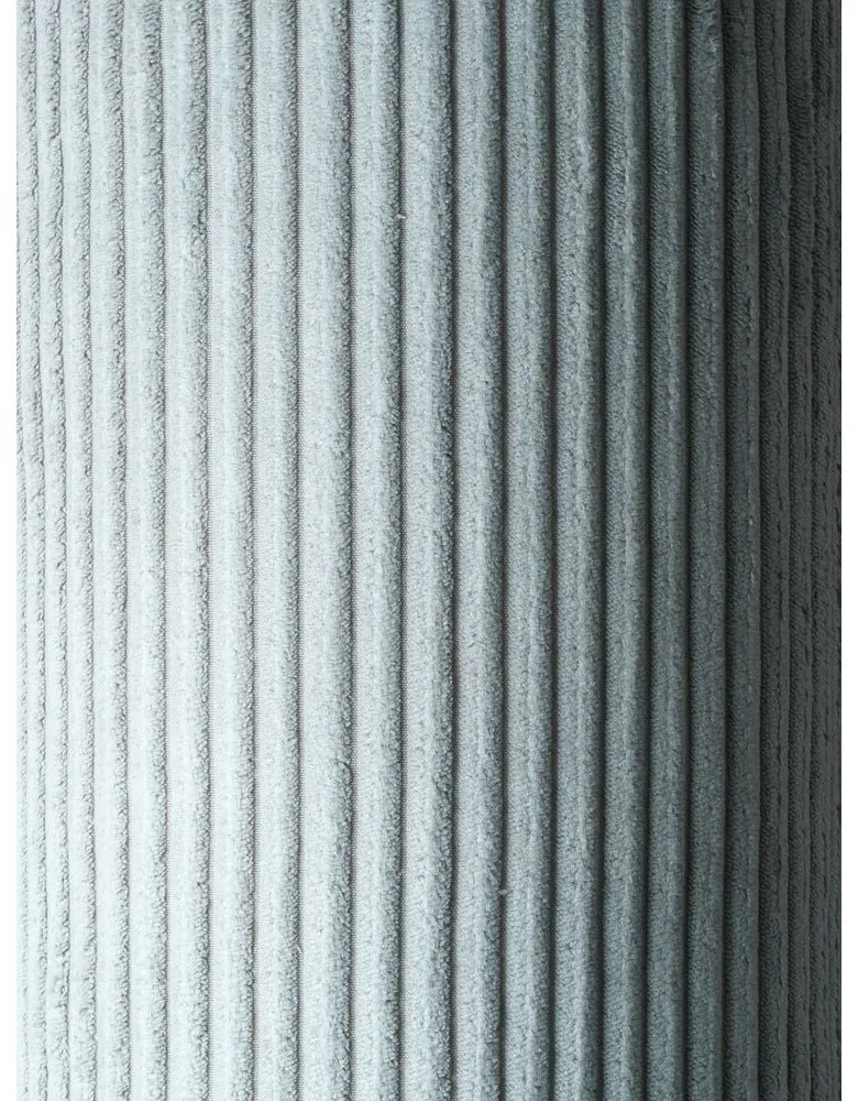 Fotoliu puf pentru copii verde mentă cu tapițerie din catifea reiată Square – Wigiwama