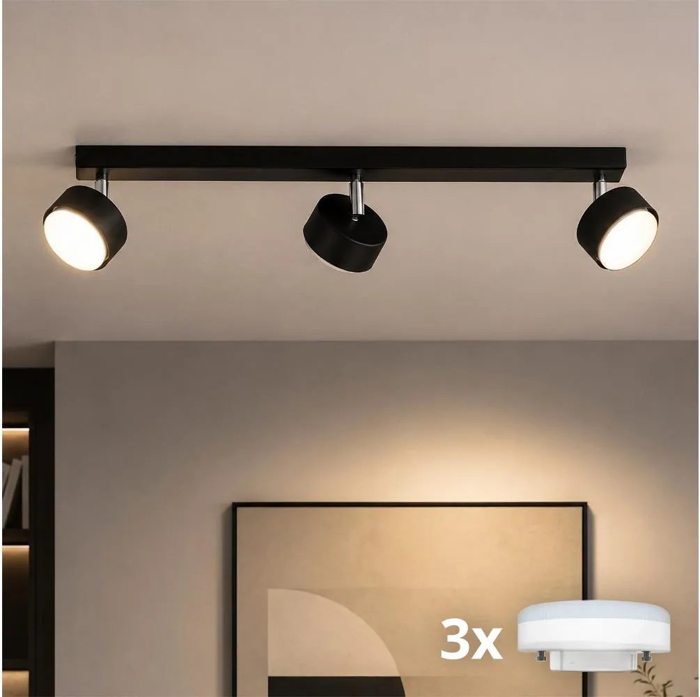 Brilagi - Spot LED RGB dimmabil MONO 3xGX53/14W/230V Wi-Fi Tuya negru