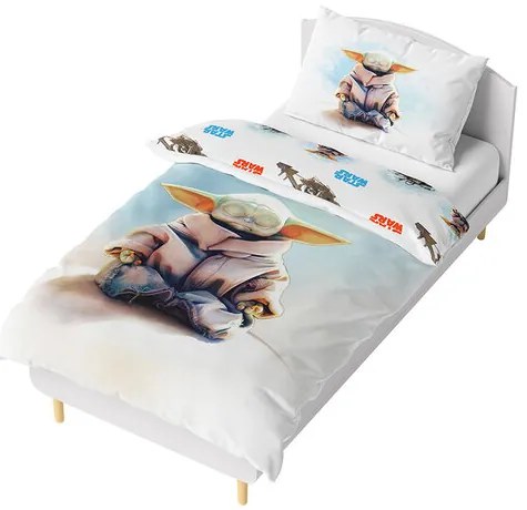 Lenjerie de pat pentru copii Star Wars Baby Yoda,140 x 200 cm, 70 x 90 cm