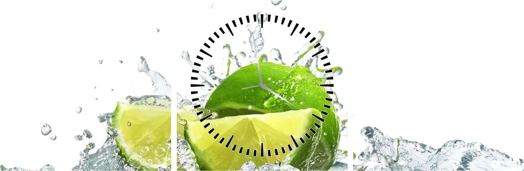 Tablou - Limes (cu ceas) (90x30 cm)