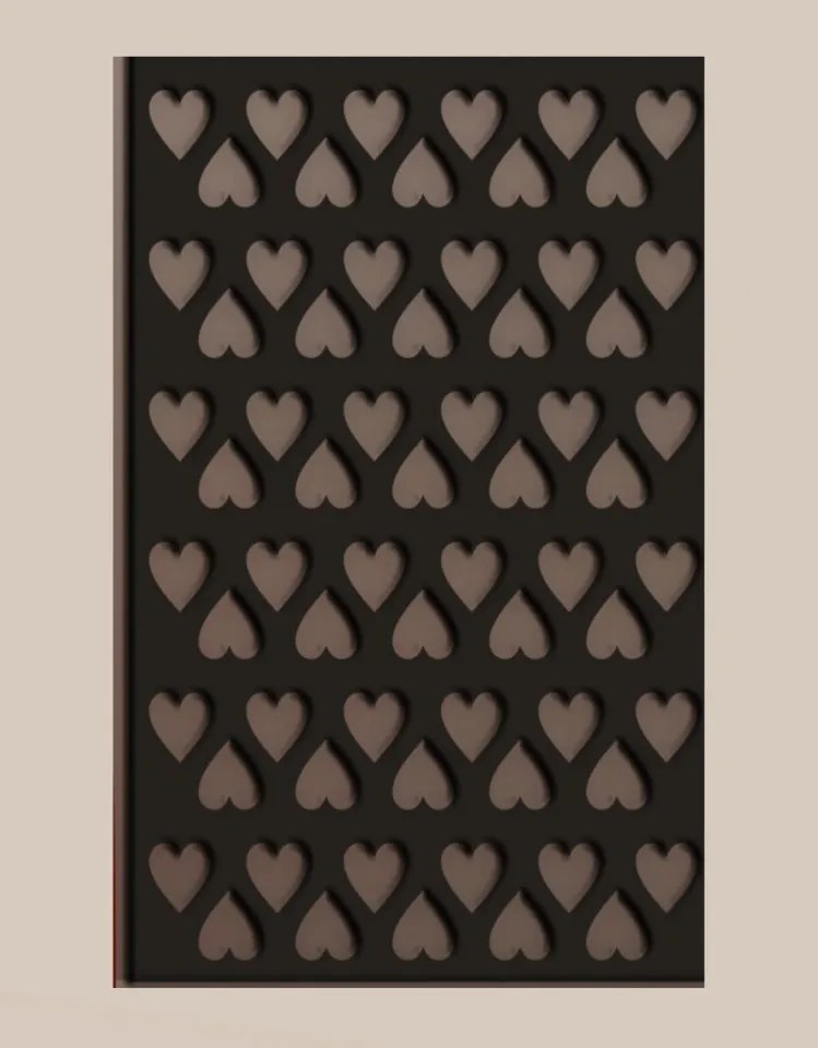 PERETE DECORATIV HEARTS