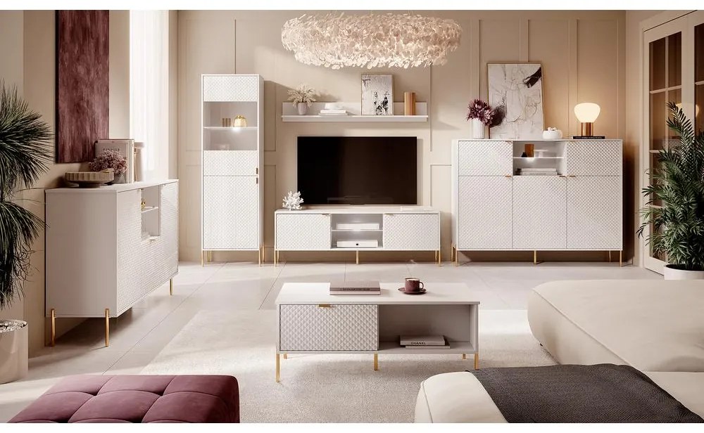 Dulap Calvo C4 (alb + auriu). 1099454