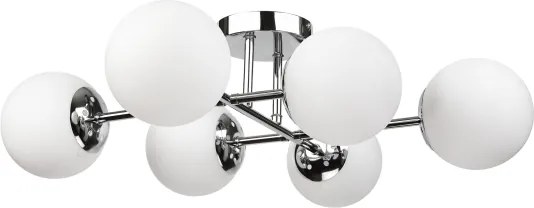 BRILAGI - Lustră aplicată MALONY 6xE14/20W/230V crom lucios