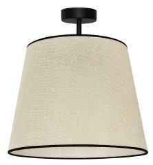 Lustră aplicată Duolla YUTE 1xE27/15W/230V d. 38 cm gri/negru