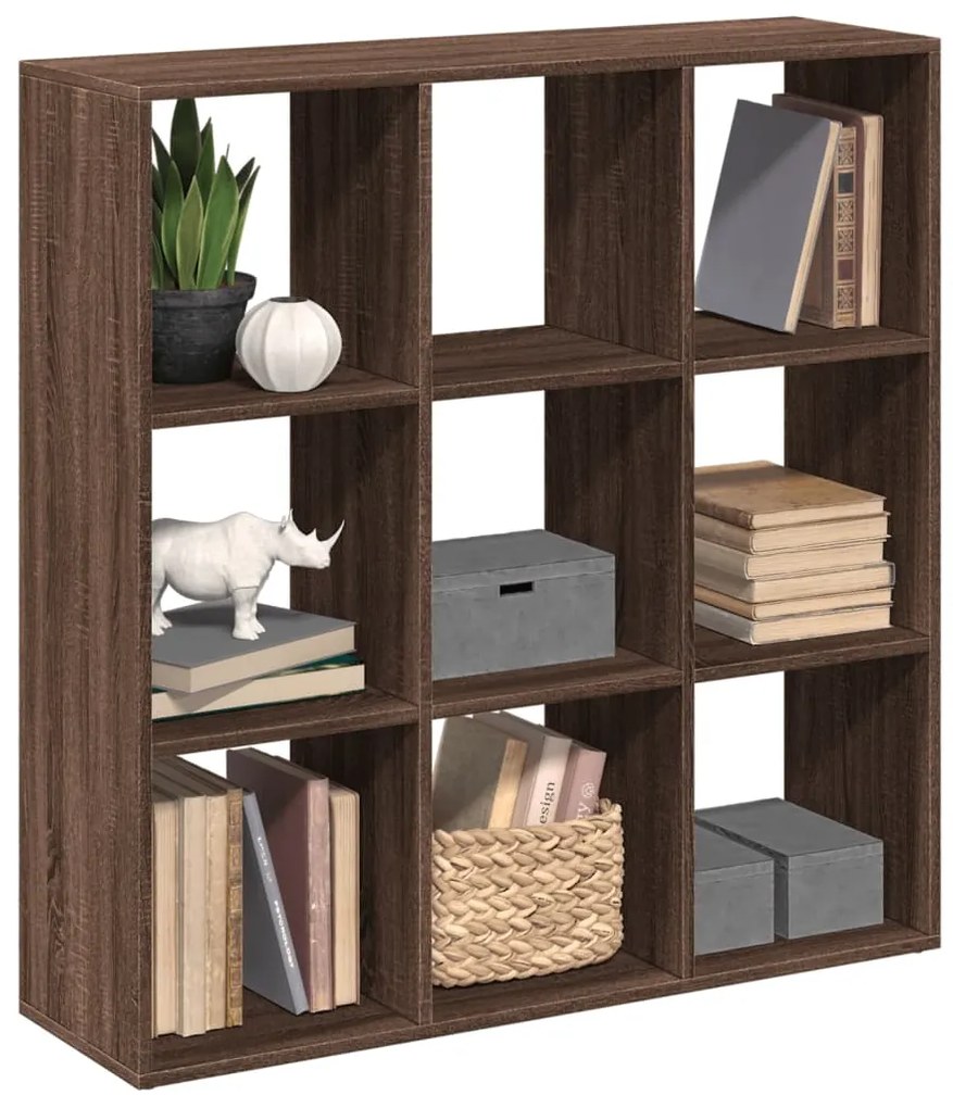 vidaXL Bibliotecă/separator cameră stejar maro 102x29x103,5 cm lemn