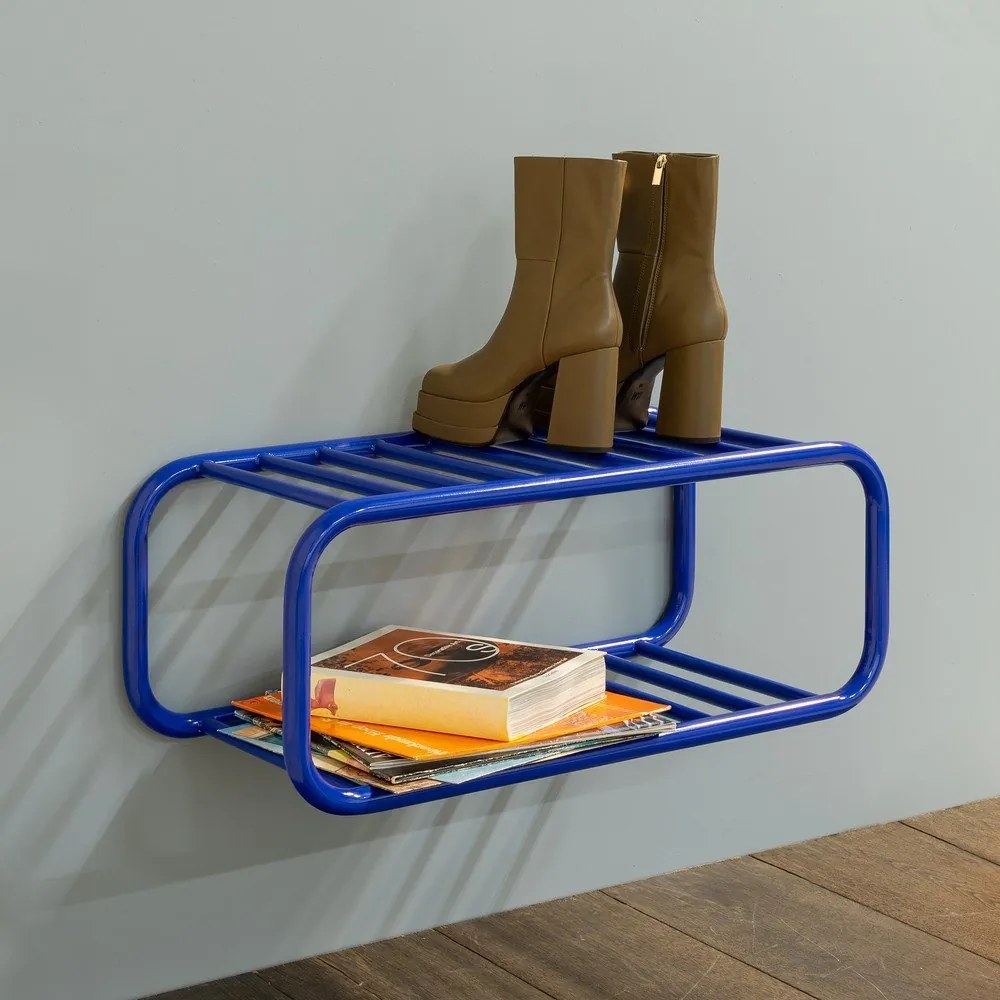 Pantofar albastru suspendat din metal 72x28x35 cm Retro – Spinder Design