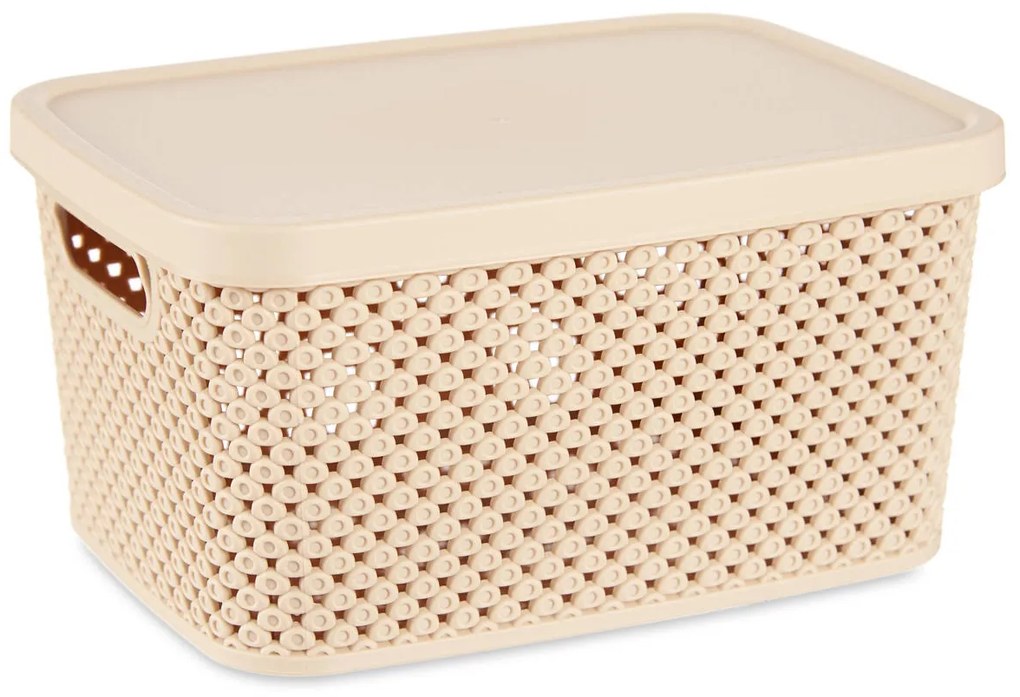Cos din plastic cu capac, organizator, 3,5 l