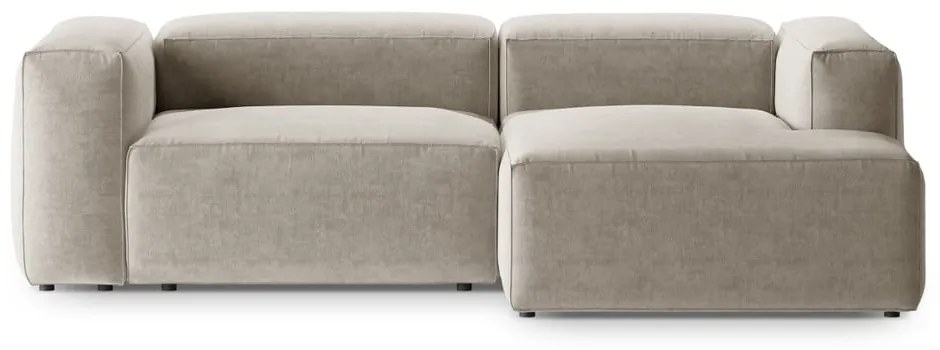 Colțar bej (cu colț pe partea dreaptă/cu șezlong) Bergamo – Cosmopolitan Design