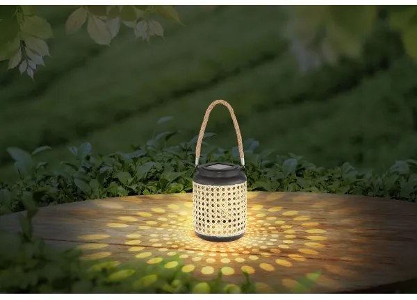 Corp de iluminat LED solar Globo 33668 SOLAR LED/0,06W/3V 3000K IP44 bambus