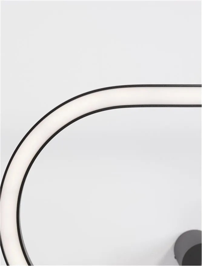 Lustra LED suspendata design modern QUERALT negru