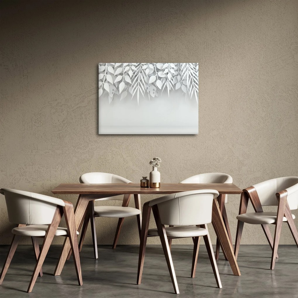 Tablou - Frunze de plasitic (70x50 cm)