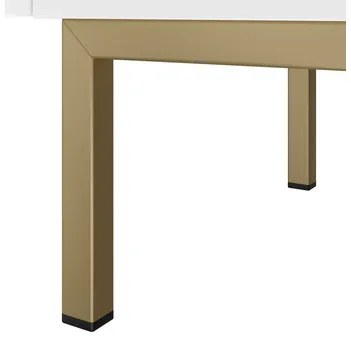 Comodă Probazzo 3D3SZ (Alb + auriu) . 1103669