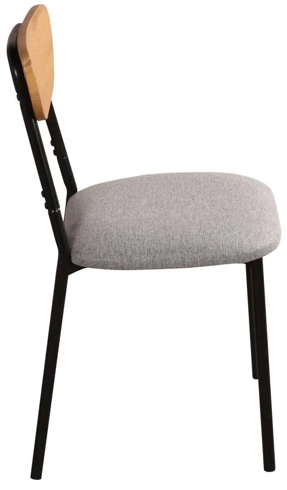 Set mobilier sufragerie Mimetizarse (stejar deschis + gri) (pentru 4 persoane). 1116413