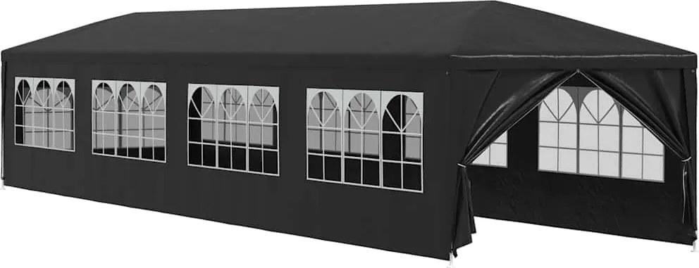 vidaXL Cort de petrecere, antracit, 3 x 12 m