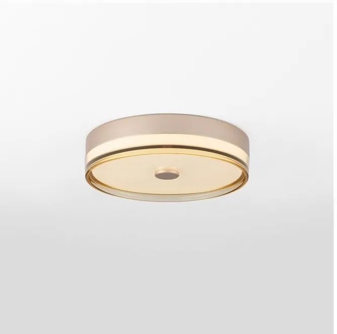 Plafoniera LED HELIOS auriu champagne D-40cm