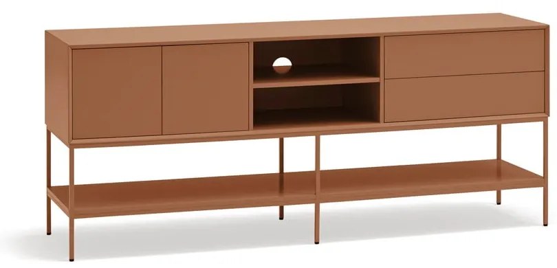 Comodă TV cărămizie 175x74x45 cm Platt – Teulat