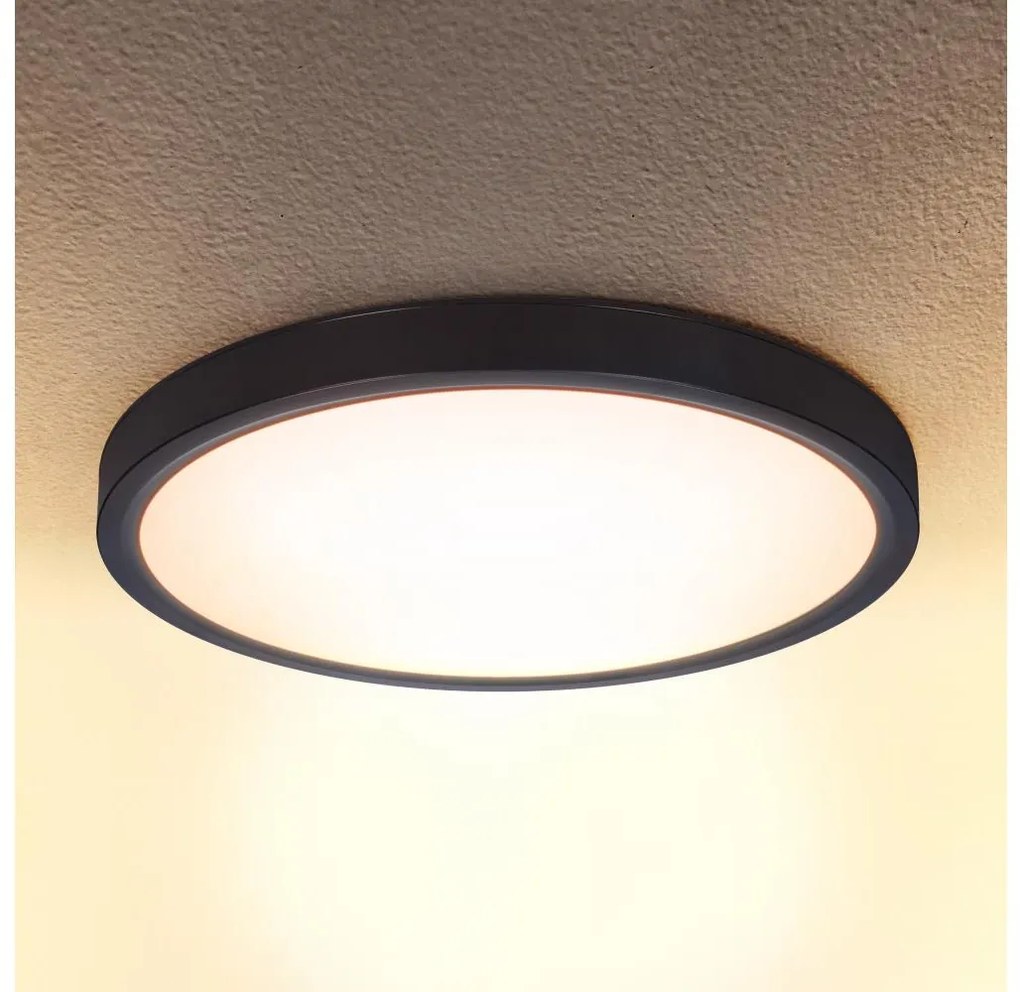 Plafonieră LED dimabilă Brilagi ESTELA LED/36W/230V 3000-6500K ø 30 cm negru + telecomandă