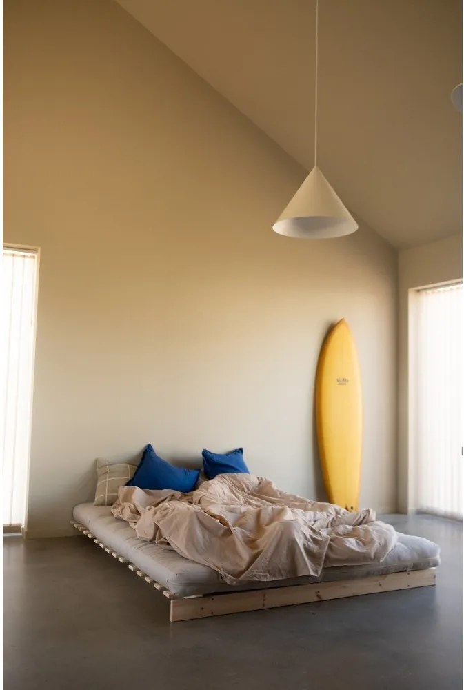 Canapea bej extensibilă 160 cm Roots - Karup Design