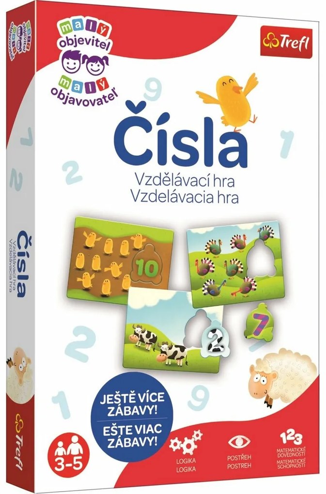 Trefl Joc educațional Little Explorer Numere, 10piese