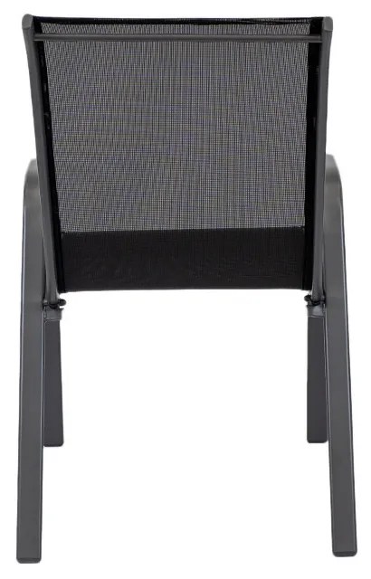 Scaun de grădină Como, negru