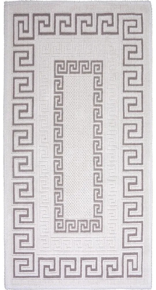 Covor din bumbac Vitaus Versace, 100 x 150 cm, taupe