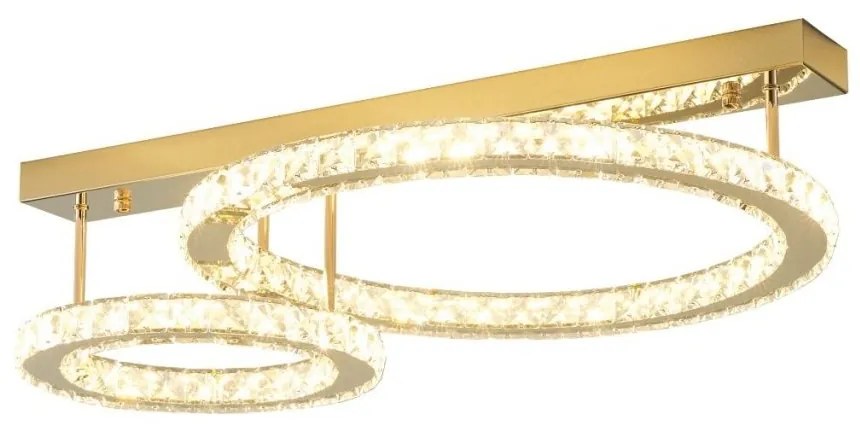 Lustra LED aplicata design modern Girona auriu