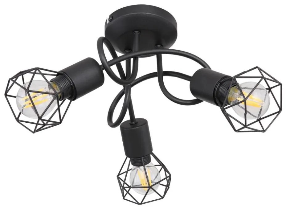 Brilagi - Lustră aplicată CAGE 3xE14/40W/230V