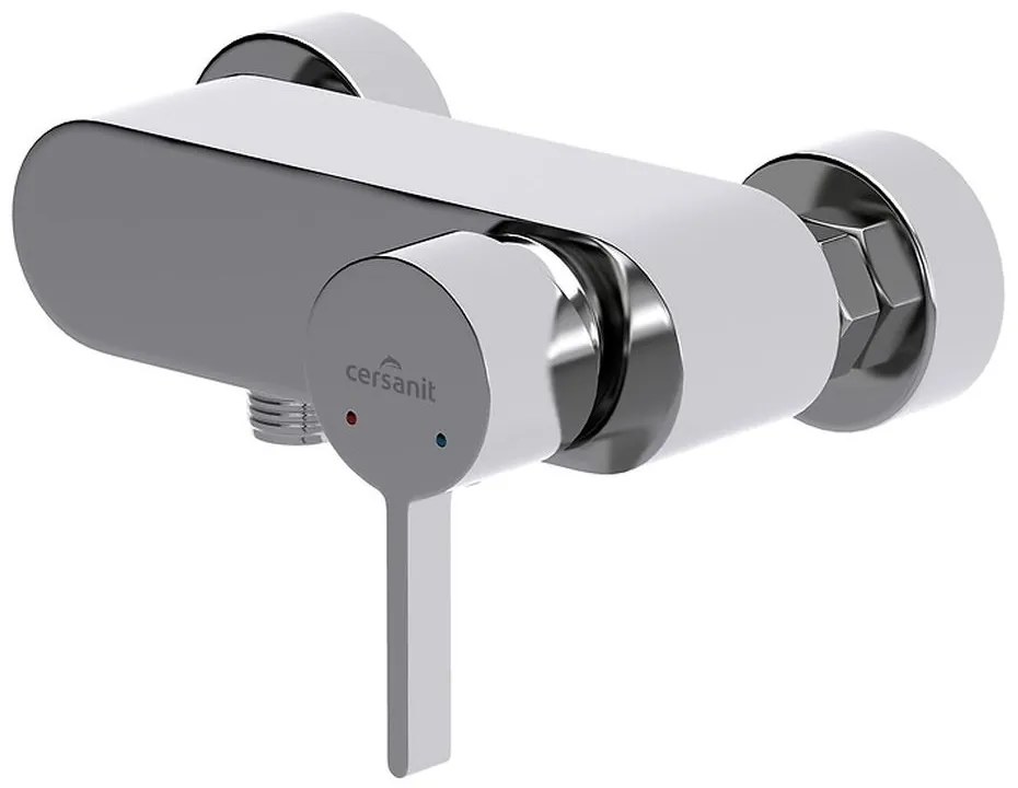 Baterie dus Cersanit Luvio, crom lucios