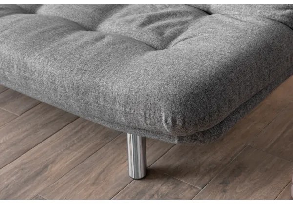 Canapea extensibilă BINA, 2 locuri, gri deschis