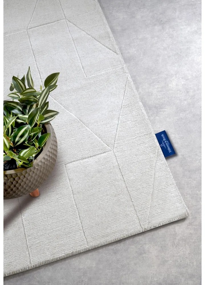 Covor tip traversă crem țesut manual din lână 80x250 cm Ursule – Villeroy&amp;Boch