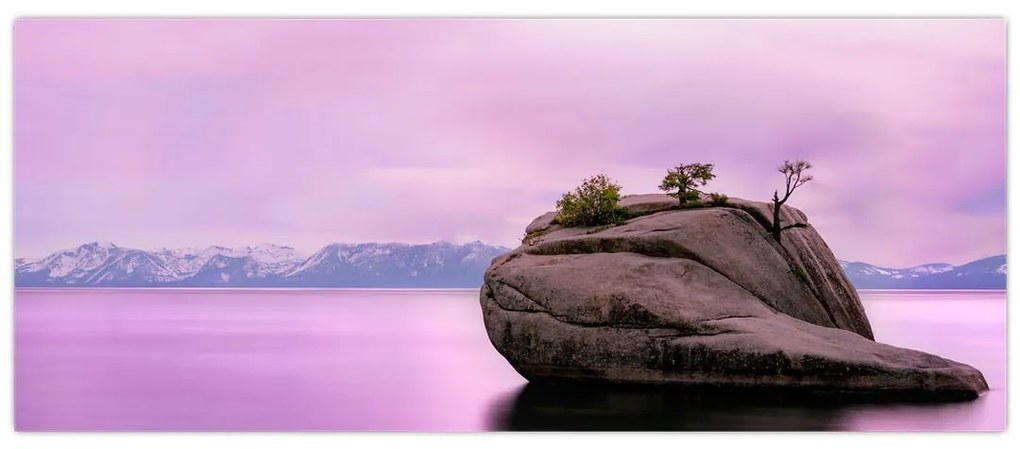 Tablou cu piata în mare (120x50 cm)