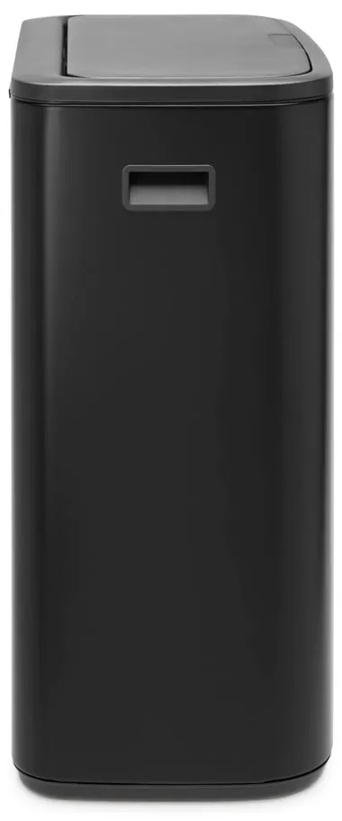 Coș de gunoi negru mat de reciclat/cu senzori de atingere din oțel 60 l Bo Touch Bin – Brabantia