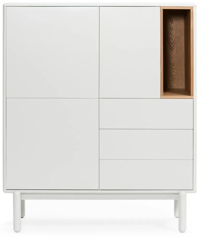 Comodă crem 100x120x40 cm Corvo – Teulat