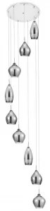 Suspensie 9 becuri G9 AMBER MILANO AZ3673 Azzardo