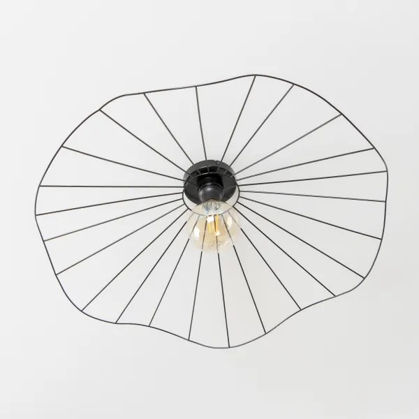 Brilagi - Lustră LED montată pe tavan CERIA WIRE 1xE27/40W/230V Ø 80 cm negru