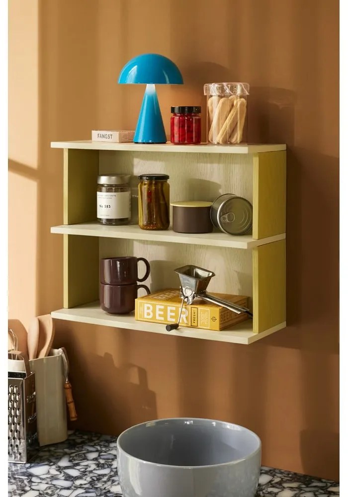 Raft galben/gri etajat 50 cm Pep – Hübsch