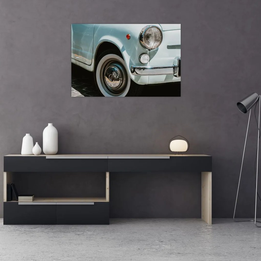 Tablou - mașina retro Fiat (90x60 cm)