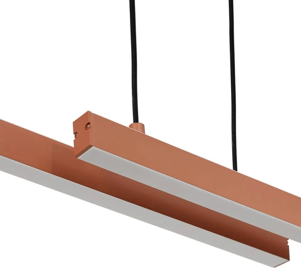 Lustra suspendata LED, Otel, Teracota, MIAMI