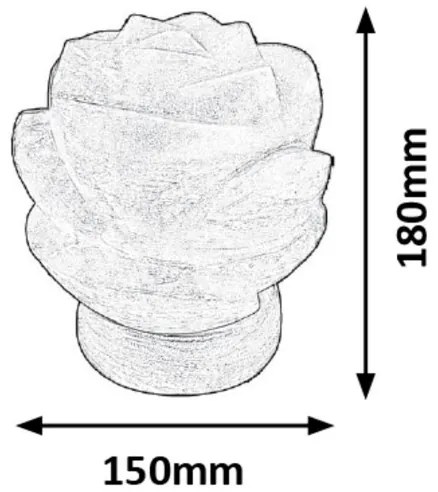 Lampă de sare FLORES 1xE14/15W/230V Rabalux 2676