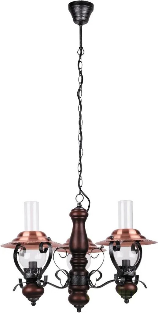 Pendul rustic 3 brate diametru 50cm Enna 7860 RX