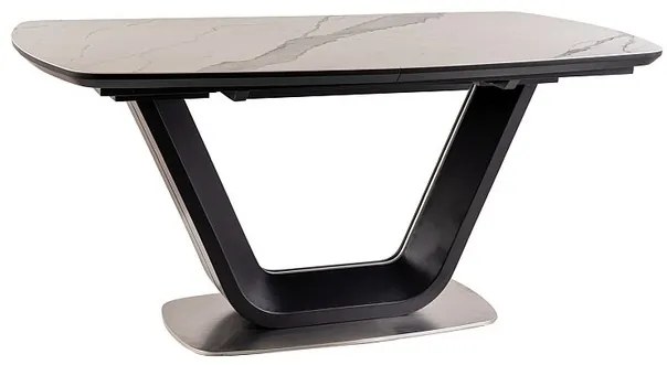 Masa de bucaterie Avery II 160 × 90 cm, neagra