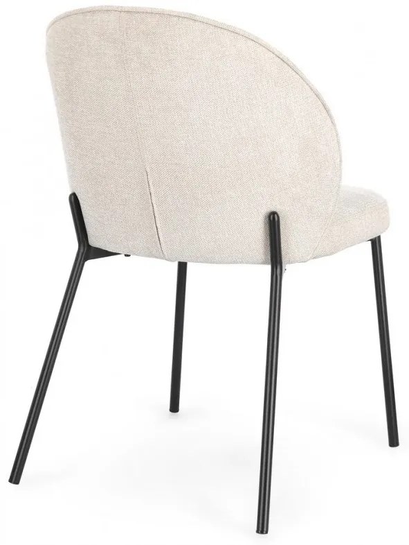 Scaun negru/bej, Wendy, Bizzotto